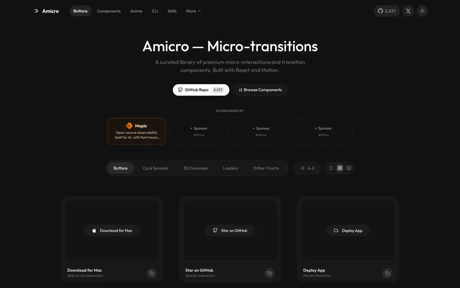 amicro.vercel.app, captured