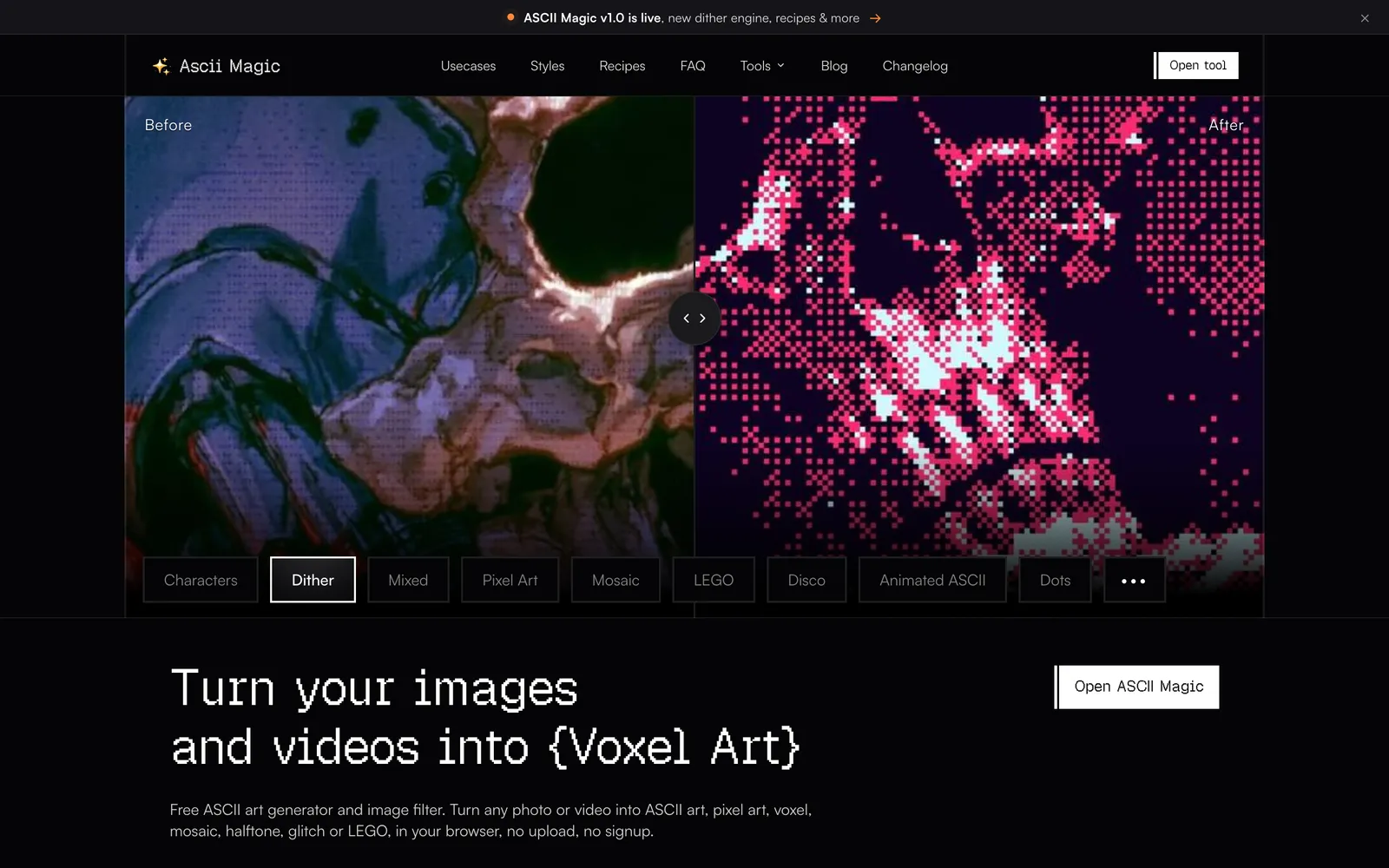 ascii-magic.com, captured