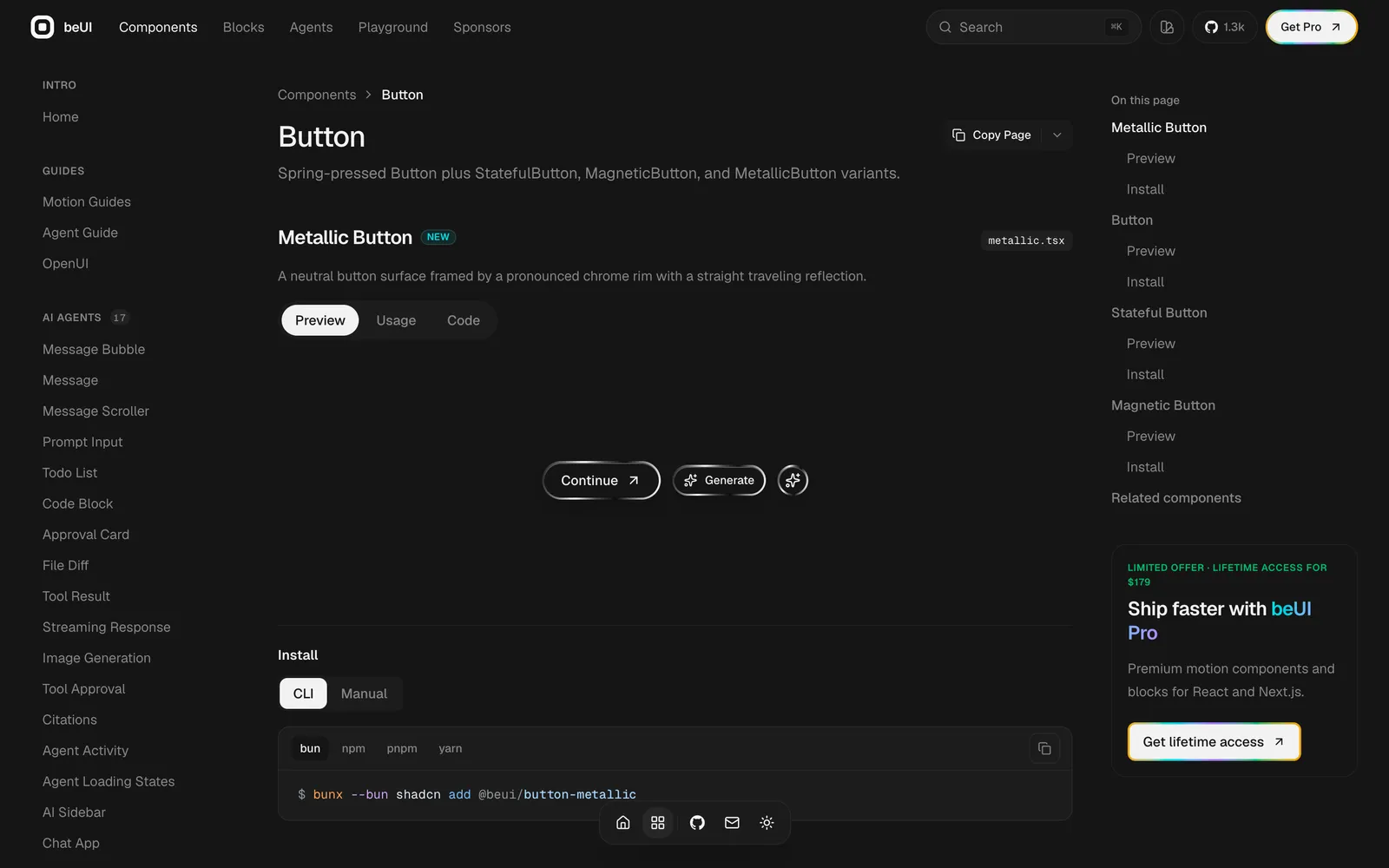 beui.dev, captured