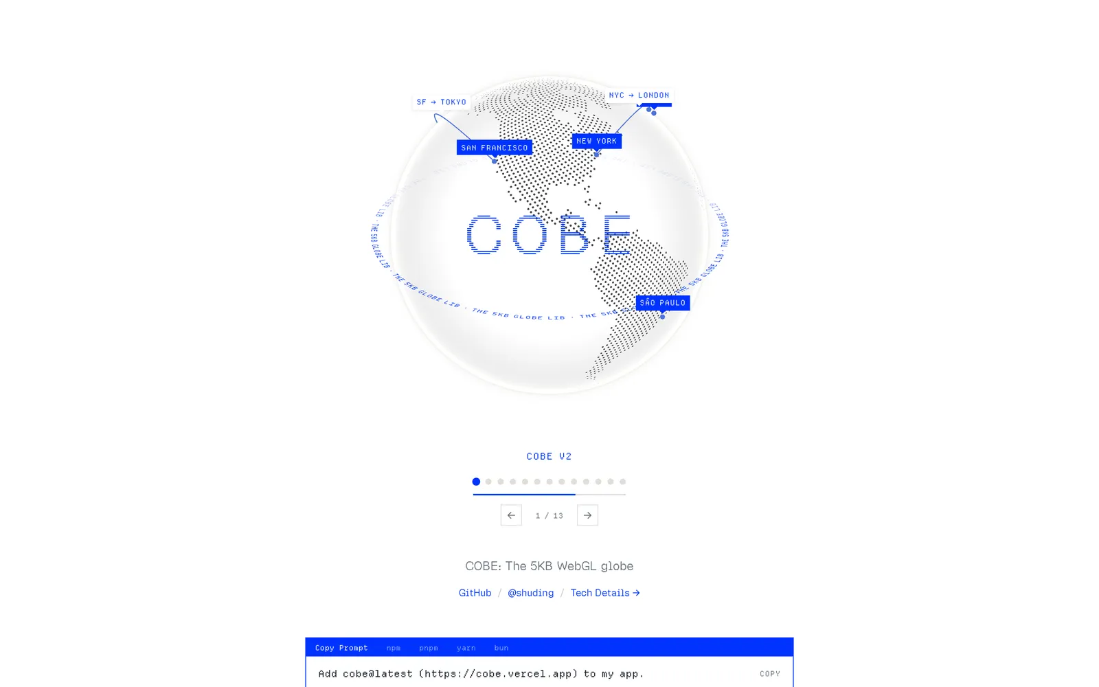 cobe.vercel.app, captured