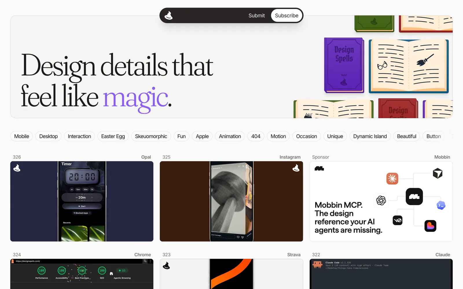 designspells.com, captured