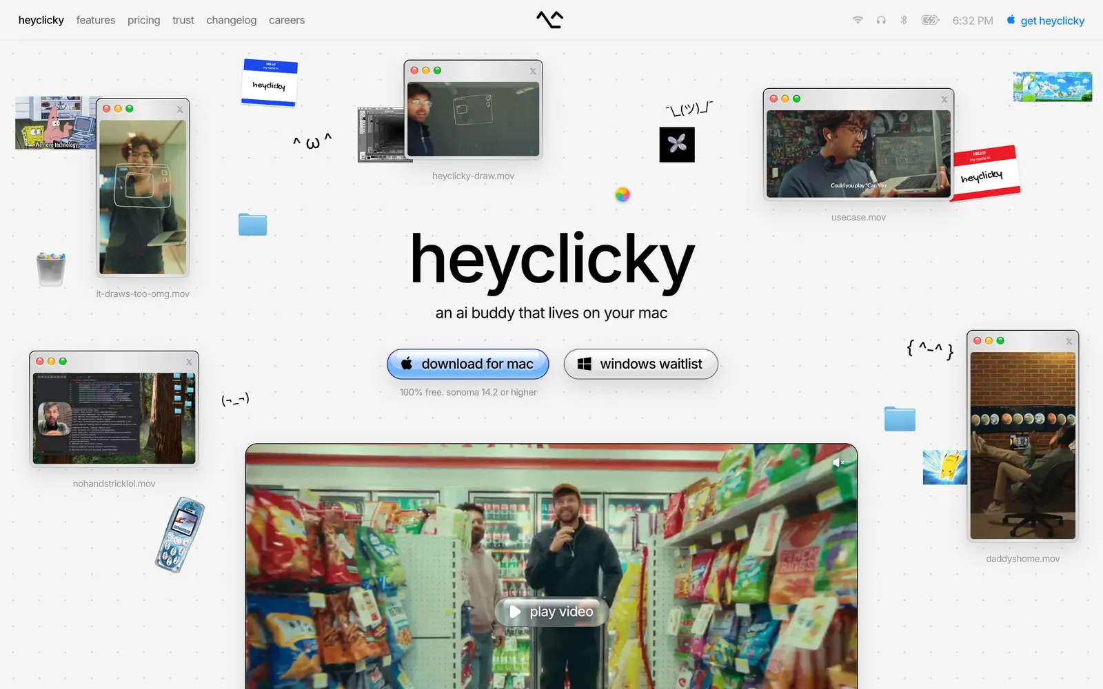 heyclicky.com, captured