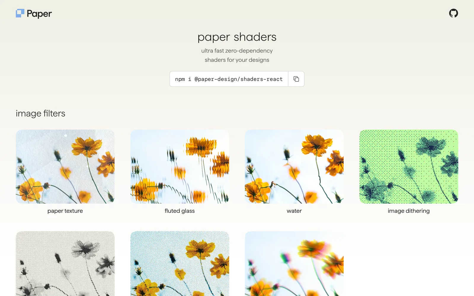 shaders.paper.design, captured