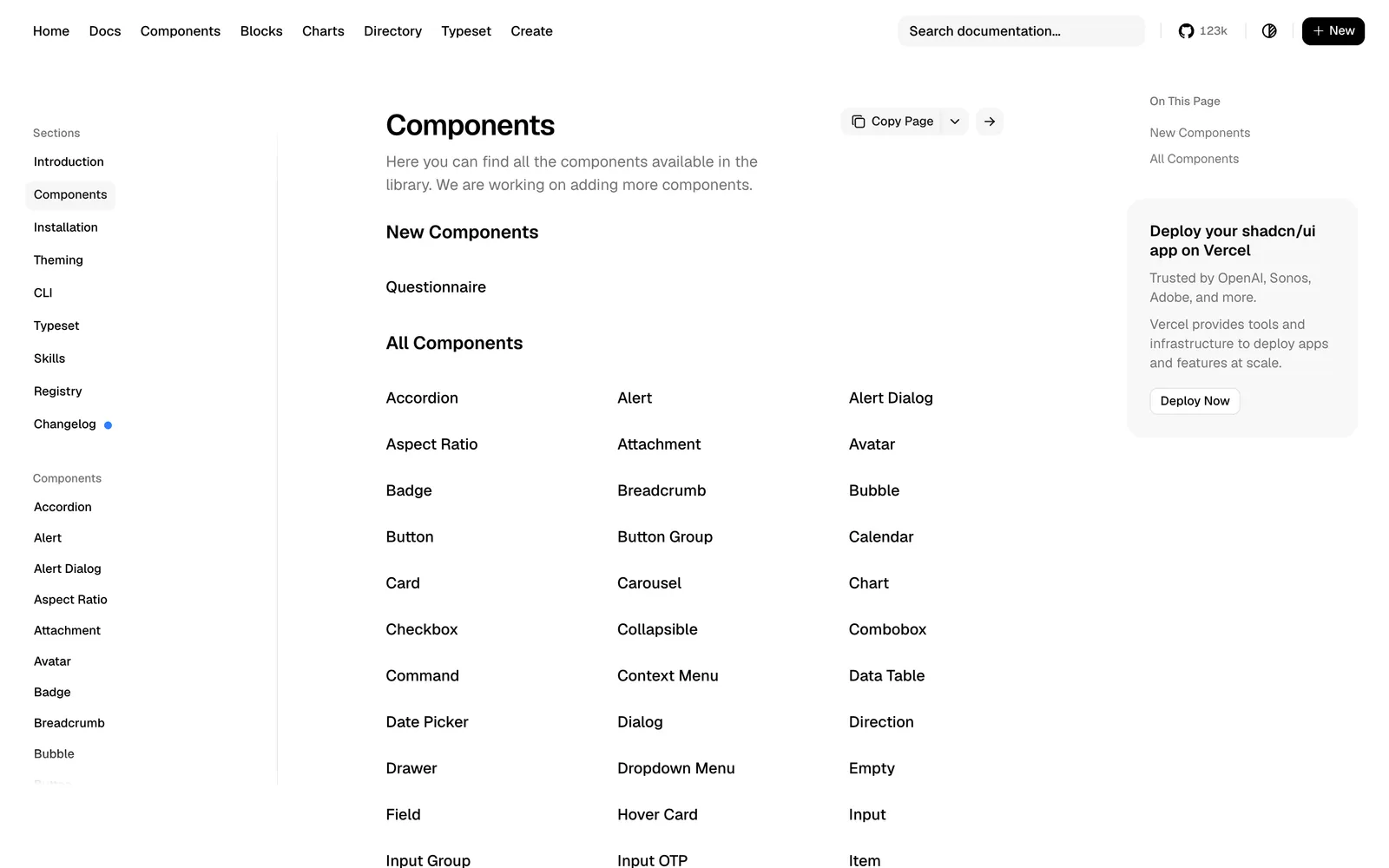 ui.shadcn.com, captured